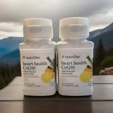 FREE SHIPPING - 2 Nutrilite Heart Health CoQ10 Dietary Supplements-120 Capsules
