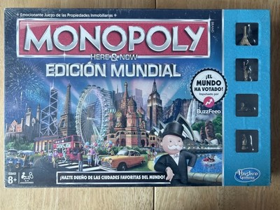 Monopoly Here & Now World Edition Spanische Version NEU & VERSIEGELT 596H