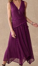 NEW SUNDANCE CATALOG Women EMMA LYNN Wine Lace Sleeveless Dress Formal PM