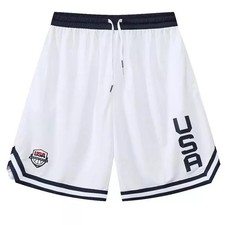 USA Print Basketball Shorts Training Men Acti...