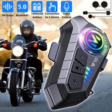 Motorrad Helm Headset Bluetooth Motorräder Kopfhörer Wasserdicht Helme Intercom