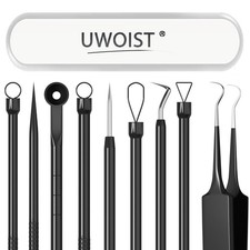 Blackhead Remover Tools Pimple Popper Tool Kit, Comedones Black set,