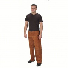 CONDOR Welding Chaps: 31 in Inseam, 34 in Min Waist Size, 40 in Overall Lg,...