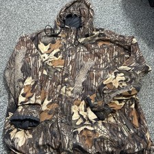 Giacca uomo Browning Goretex zip con cappuccio impermeabile mimetica pesca escursionismo XXL