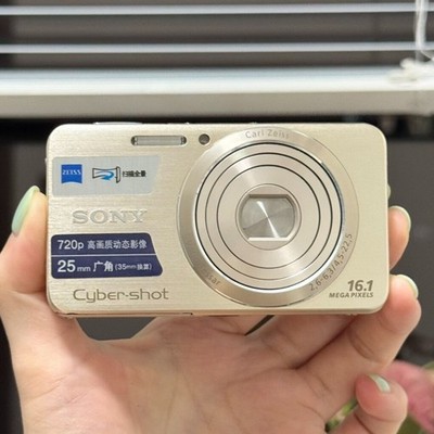 Sony Cyber-Shot DSC-W630 CCD Digital Camera 5x Optical Zoom 16.1 MP Gold