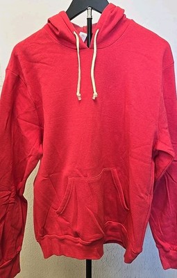 Alternative Apparel Red Hoodie Unisex (M) Pullover Lightweight Soft - NEW