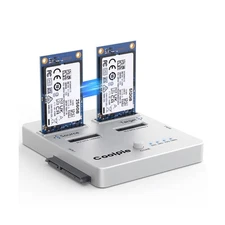 3-in-1 SSD Cloner, USB3.2 Gen2x2 20Gbps M.2 Reader, Offline Clone M.2 NVMe/SA...