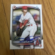 2025 Bowman Chrome Prospects George Klassen #BP-63 SIGNED IP Autograph