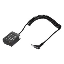 New DMW-BLC12 Dummy Battery DC Coupler Cable For Panasonic FZ200 FZ300 FZ1000