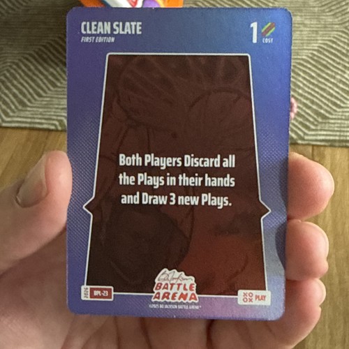 2026 Bo Jackson Battle Arena Clean Slate Bonus Play Foil SSP BPL-23 RARE