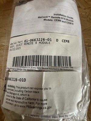 Whelen CEM8 Expansion Module