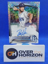 Brody Hopkins 2025 Bowman #CPA-BH HTA Choice Auto /150 1st Rookie RC Rays