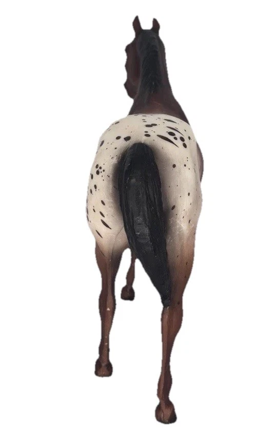 Vintage Breyer Quarter Horse Yearling Model 103 Sandy Bay Appaloosa, Chalky - Image 3 of 4