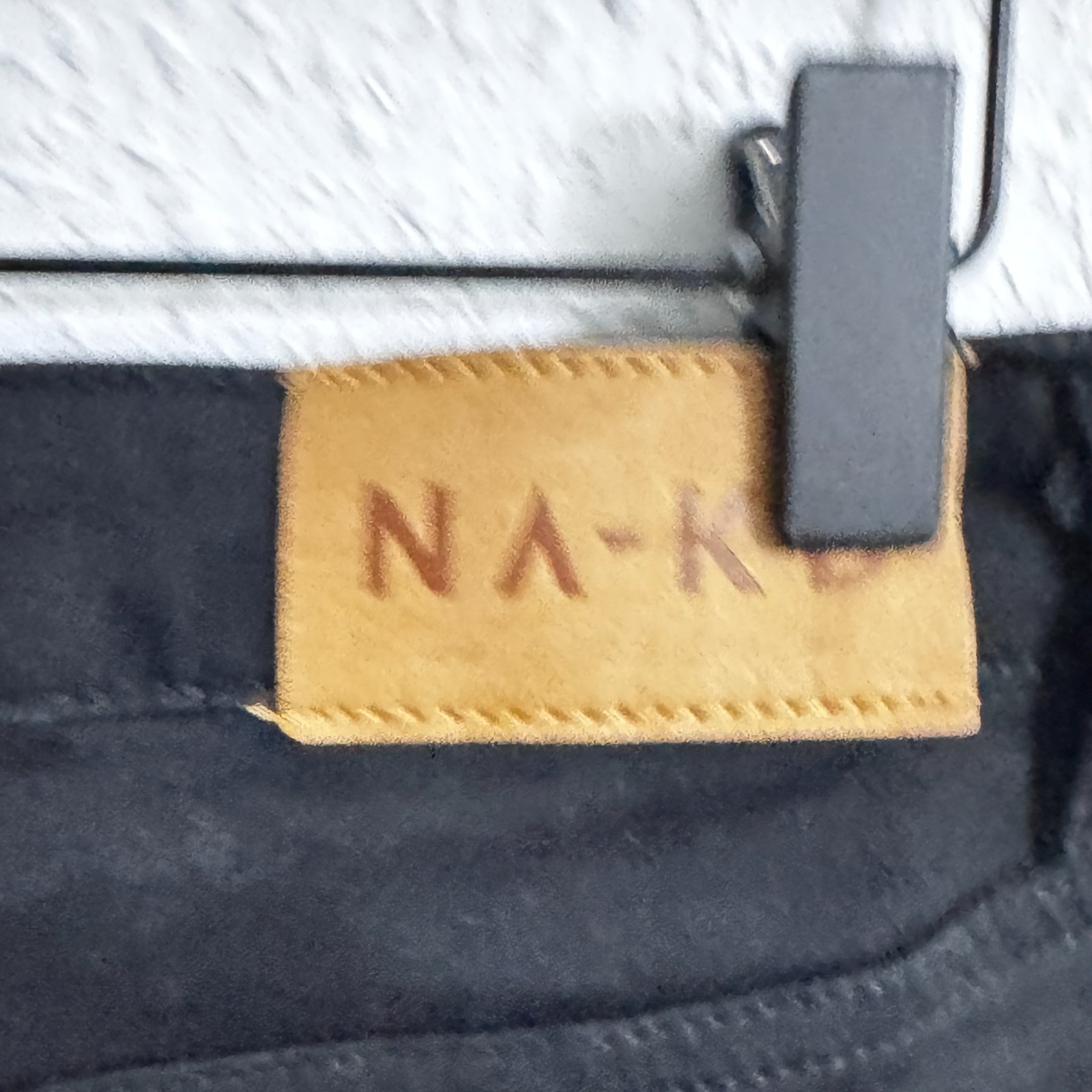 NA-KD High Waisted Straight Leg Jeans in Black - Size 40 image 8