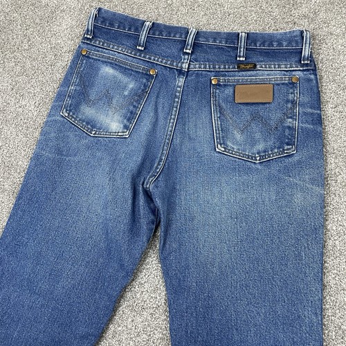 Wrangler Jeans Herren 32x30 936PWD Cowboy Schnitt Western Denim Geldbörse verblassen Schnurrbart