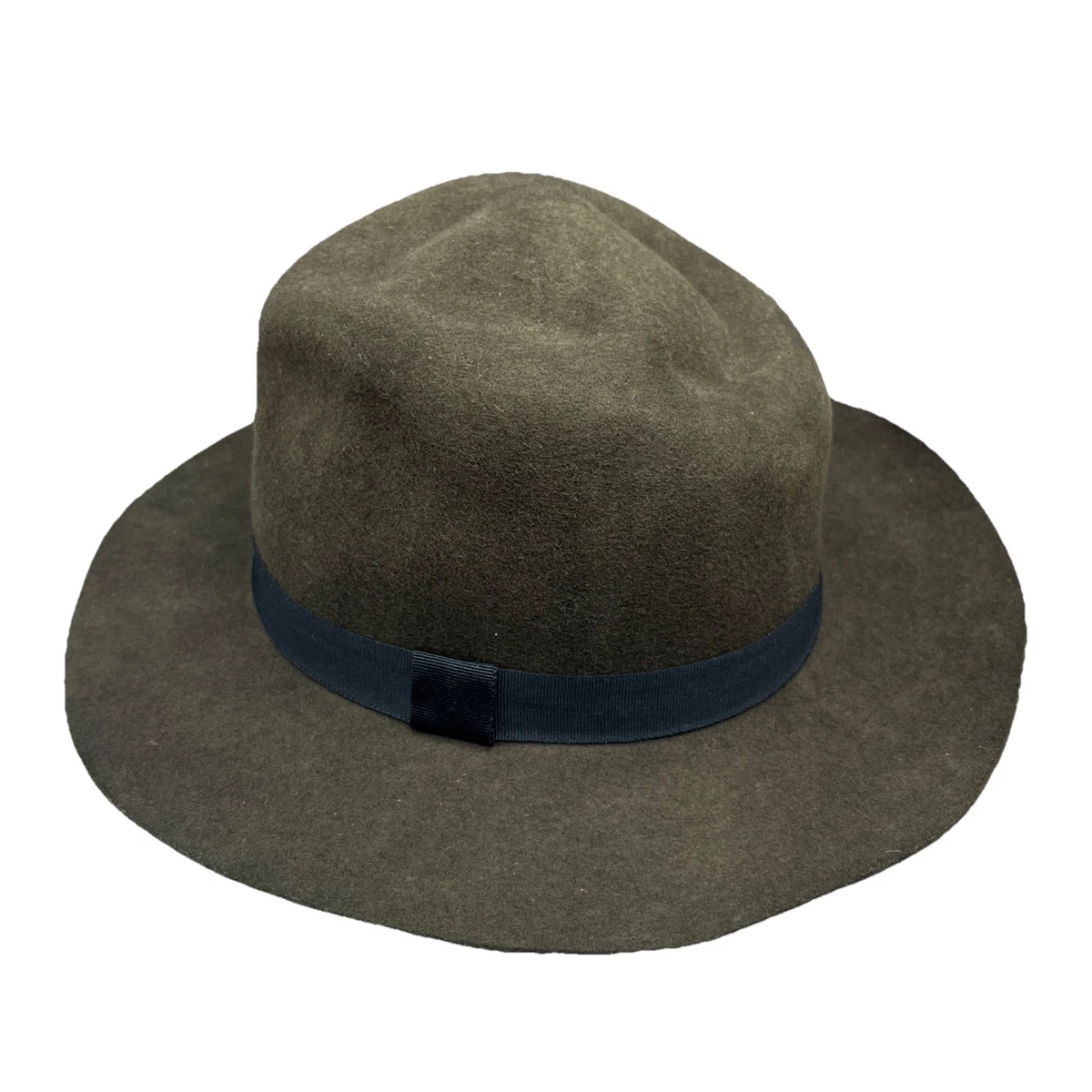 OLIVE GREEN WOMAN’S STYLISH FEDORA HAT *NWT* Green fedora hat | Dark Olive Rancher main image 4