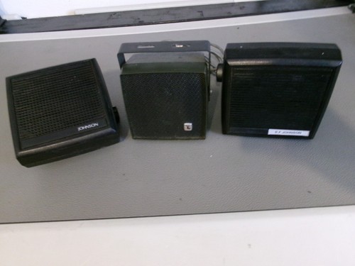 POLICE SCANNER/HAM RADIO EXTERNAL SPEAKERS--3 SPEAKERS FOR 1 BID. EF ...