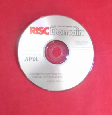 Riscdomain CD ROM per Ghianda Risc OS Da Apdl / Alligata Media Numero 2 ...