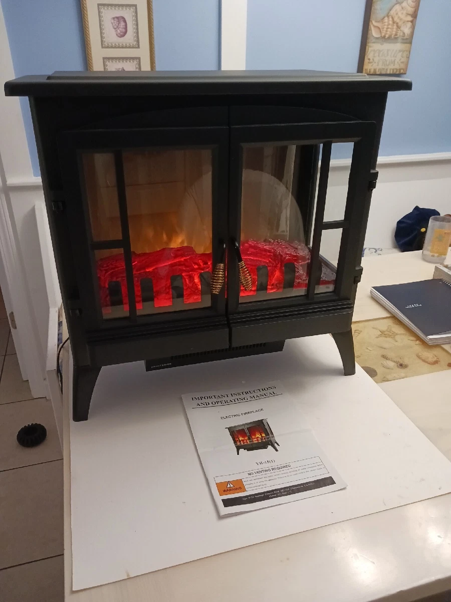1500 Watt Electric Fireplace YH-15(1) Great Condition | eBay