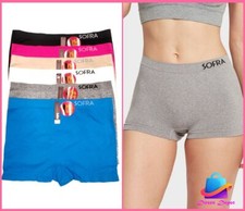 Women Soft Stretch Seamless Boyshorts Boxer Panties Underwear Regular Plus Size