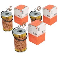 3X Mahle / Knecht ÖLfilter OX 47D Oil Filter