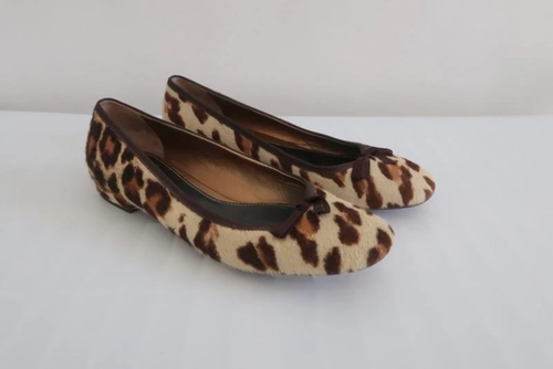 prada leopard flats