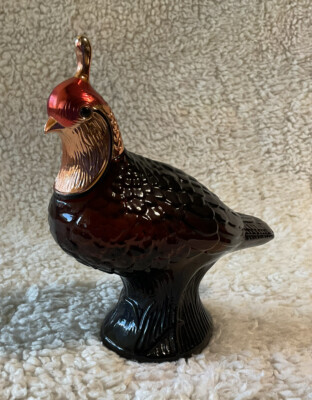 Avon Quail Bird Wild Country After Shave 1970 s EMPTY BottleDecanter