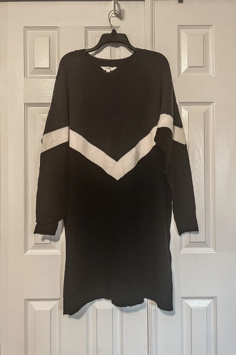 Terra Sky Women Black Gray Sweater Dress Plus 1X 16W 18W NEW eBay