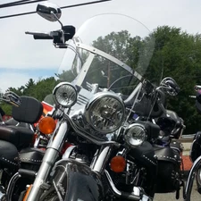 Motorcycle Windscreen Windshield w/ Bracket For Harley Road King Classic 94-24