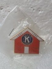 Kiwanis Florida We Build Ft. Myers South Enamel Lapel Pin 1995 Clutch Back