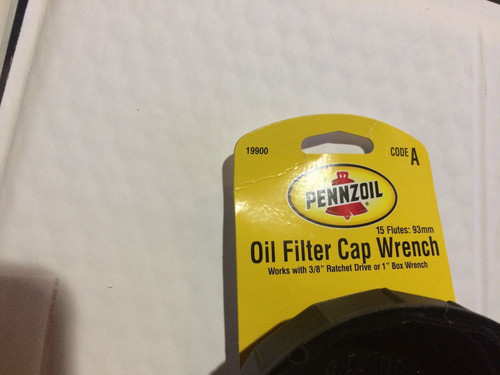 4 pc Assorted Pennzoil Oil Filter Cap Wrench  65/67mm , 74/76mm ,  93mm , 75mm - Bild 5 von 5