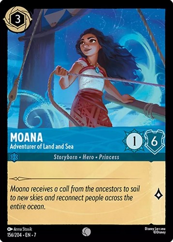 Moana 156/204 Disney Lorcana Archazia's Island Common NM