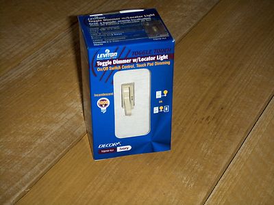 Leviton TGI10-1LI Toggle Touch Ivory Dimmer