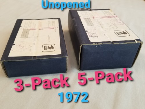 (8 Sets) 1972 Proof Sets UNOPENED 3-PACK, AND 5-PACK, original shipping boxes