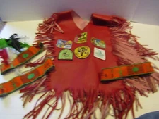 VINTAGE INDIAN GUIDES PARK RIDGE IL SCOUT SCOUTING UNIFORM CLOTHING PATCHES
