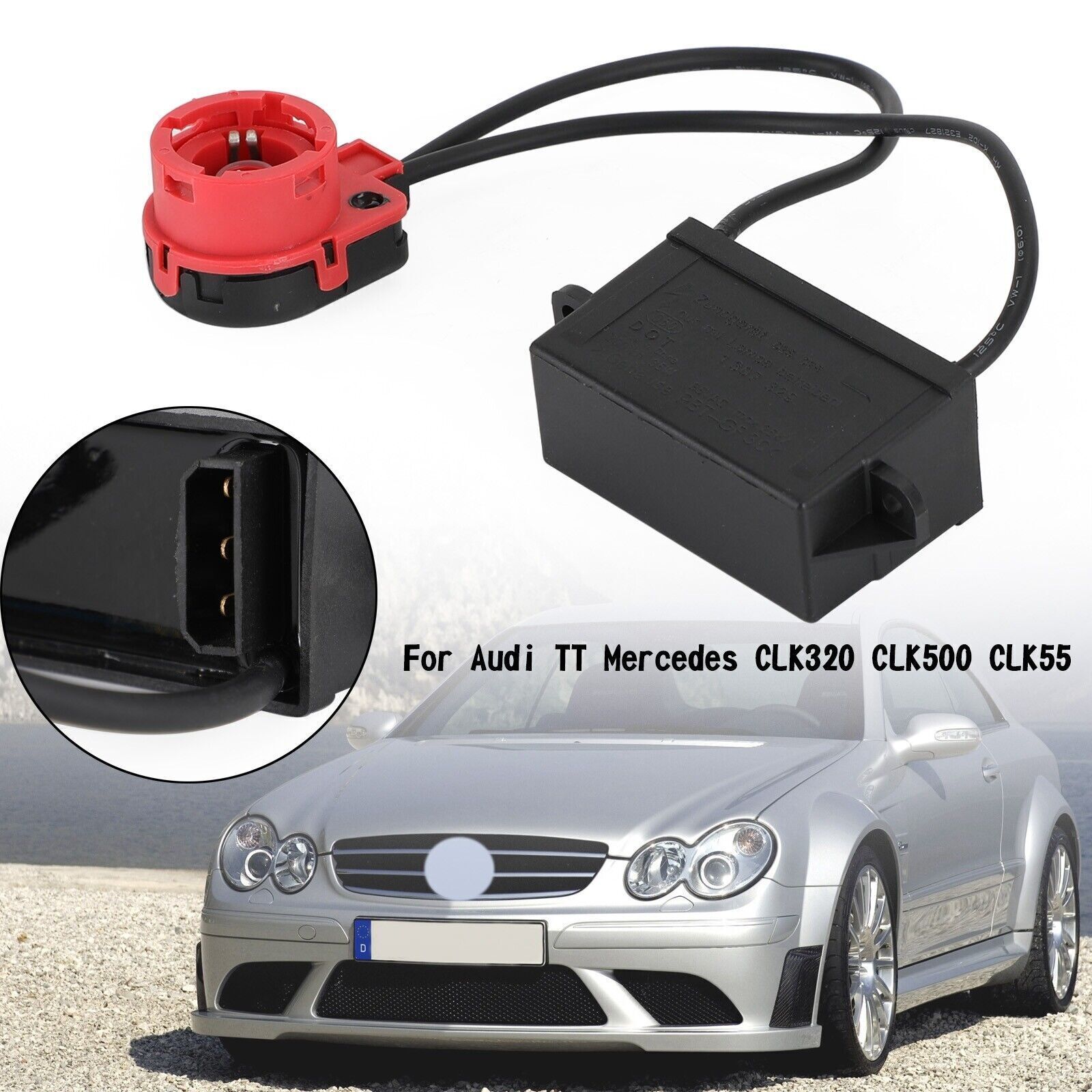 HID Headlight Ballast 3PIN D2S D2R 35W 1307329 Compatible Audi TT Mercedes CLK320 500U4