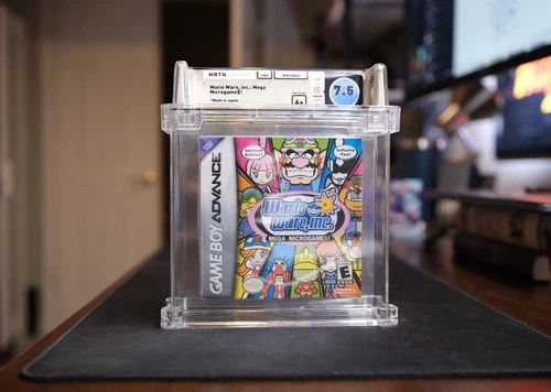 WarioWare, Inc. Mega Microgame$ - Nintendo GBA - New Sealed - WATA 7.5 A+ Lowpop
