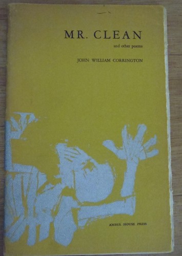 MR. CLEAN & OTHER POEMS John William Corrington w/ Charles Bukowski intro 1964