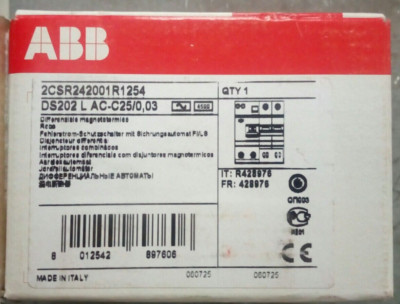 Abb R428976 DS202 L AC C25 30MA Differential P