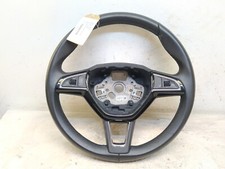 Skoda Yeti 5L7 2009-2018 Steering Wheel Black Leather OEM