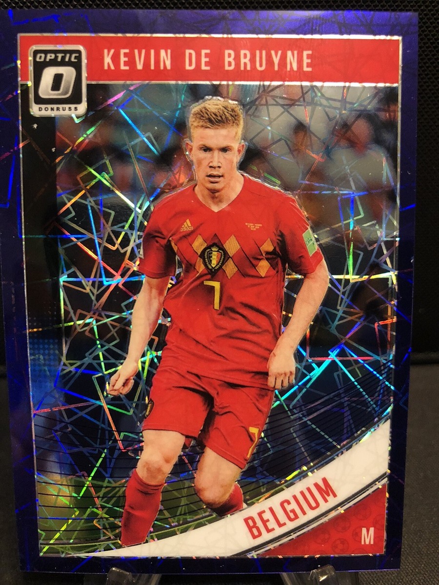 2018 Donruss Optic Soccer Kevin De Bruyne 101 Purple Velocity