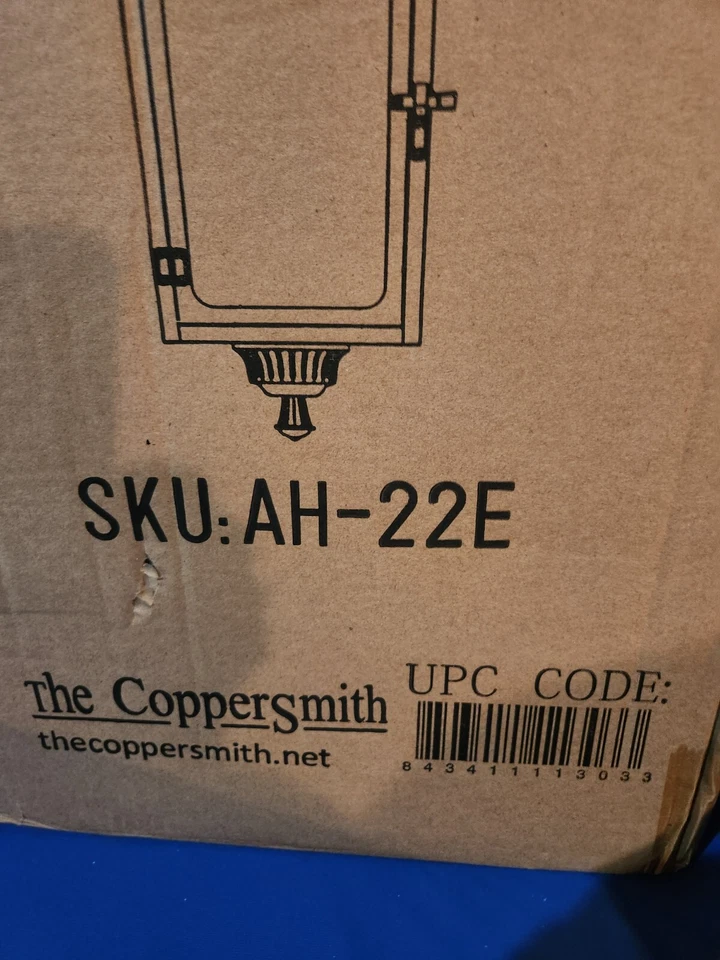 The CopperSmith Biltmore Antler Hill Outdoor Wall Lantern NEW IN BOX AH-22E - Image 4 of 4