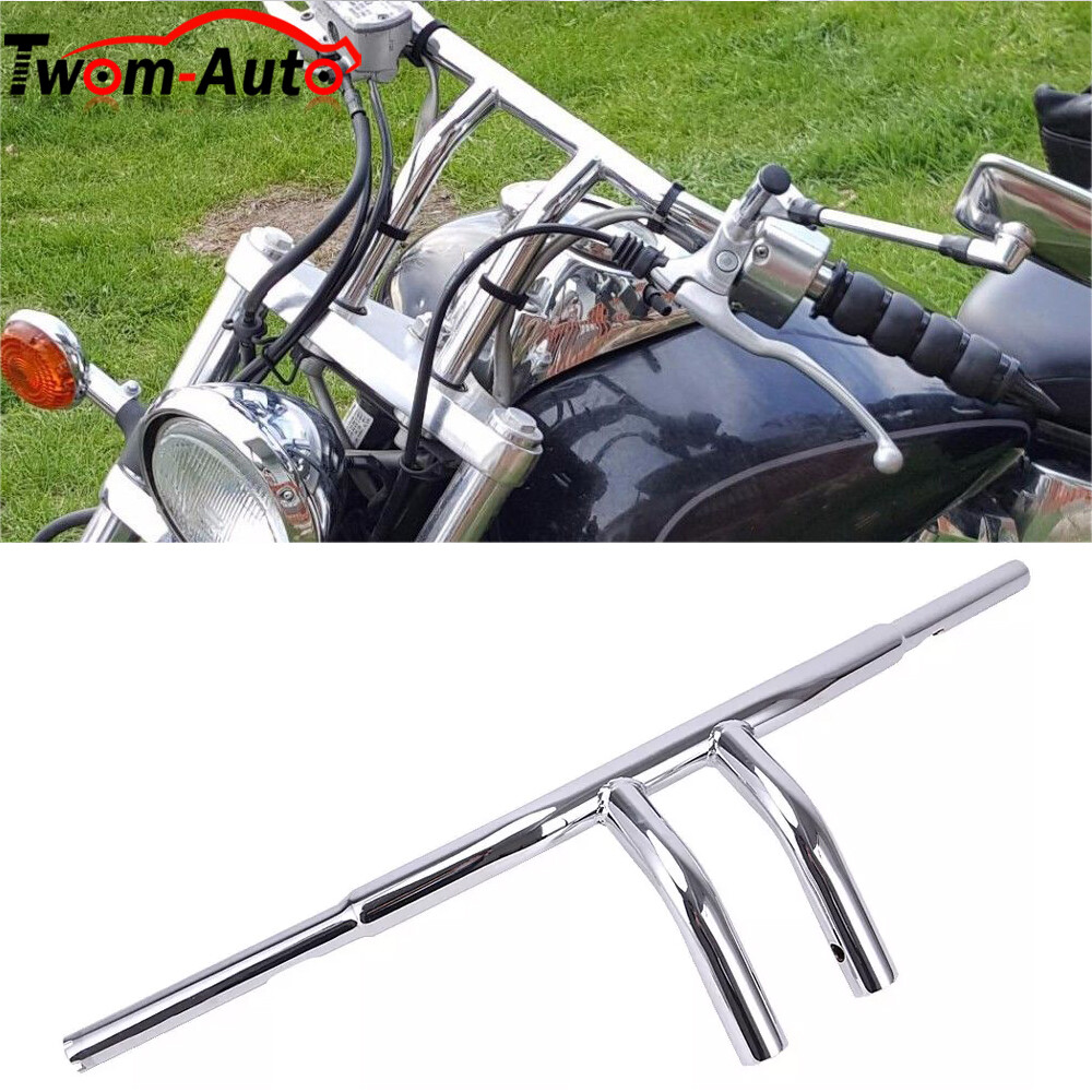 R Series 12 Black Chrome Meathook Handlebars for 2024 Harley Road Glide | Factory 47 Premium Handlebars