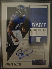 2018 Panini Contenders - Rookie Ticket Autograph Jordan Lasley #185 (AU, RC)