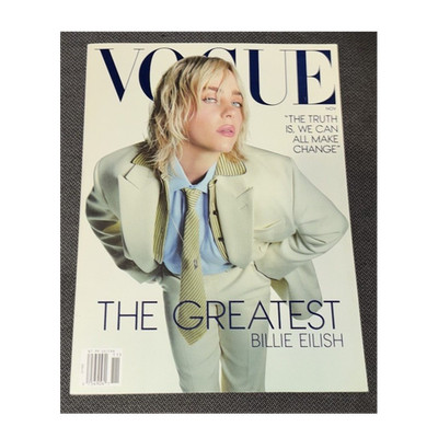 Vogue November 2023 Illustrated Magazine Billie Eilish Cover Fashion Celebrity
