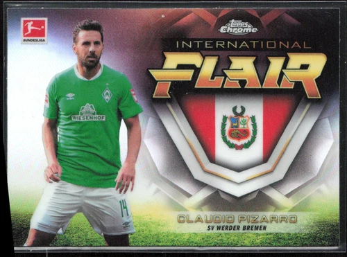 2019-20 Topps Chrome Bundesliga #IF-11 Claudio Pizarro International Flair