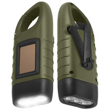 Torcia LED Potente Professionale Ricaricabile Dinamo Alta Potenza Emergenze IPX4