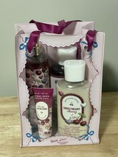 Bath  Body Works Sweetheart Cherry 4 Piece Body Care Full Size Gift Set