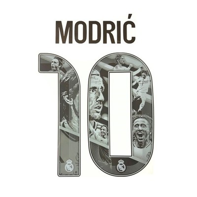 Official MODRIC' #10 Farewell Real Madrid CF Home 2025-26 PRINT | eBay