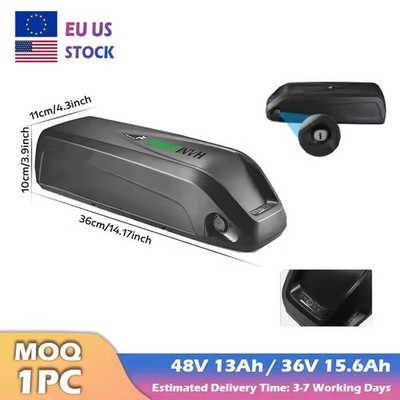 Hailong Batterie 48V/13Ah 36V/15.6Ah/10ah Elektrofahrrad Lithium Akku +Lad*gerät
